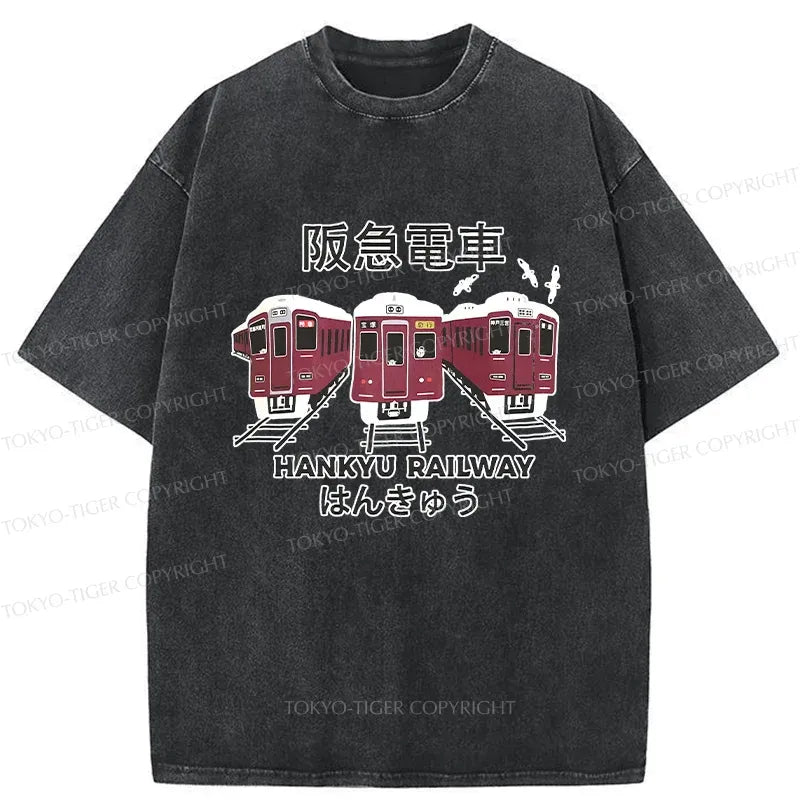 Retro Hankyu Railway T-Shirt Best Seller