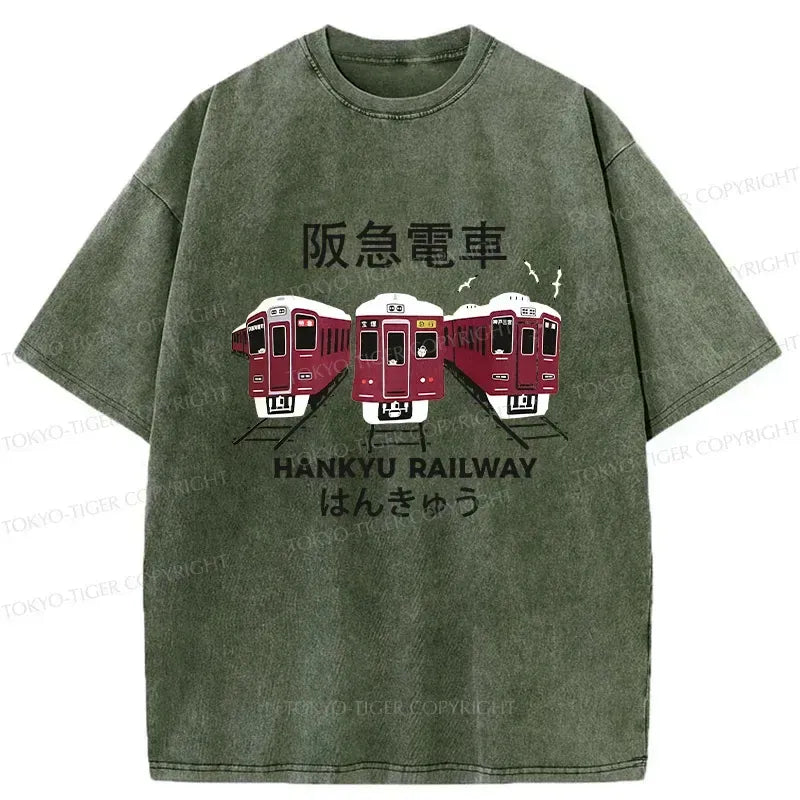 Retro Hankyu Railway T-Shirt Best Seller