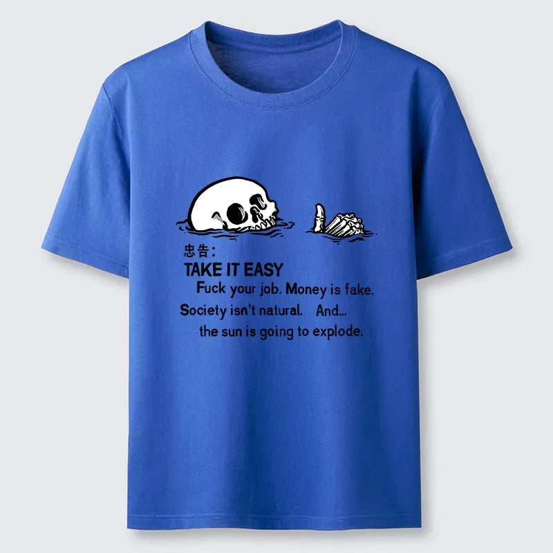 Japanese Skeleton T-Shirt for Holiday Gift