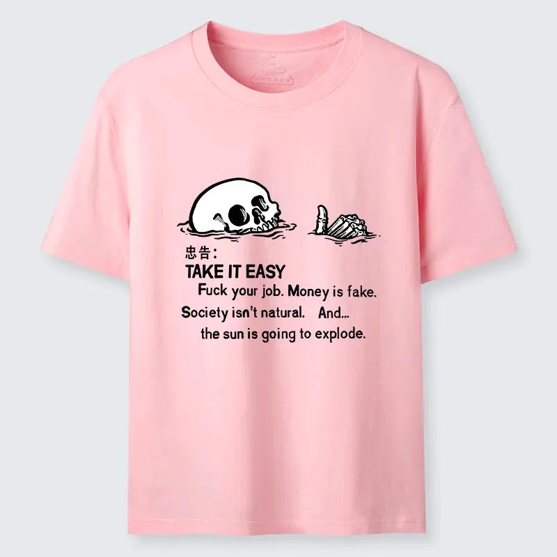 Japanese Skeleton T-Shirt for Holiday Gift