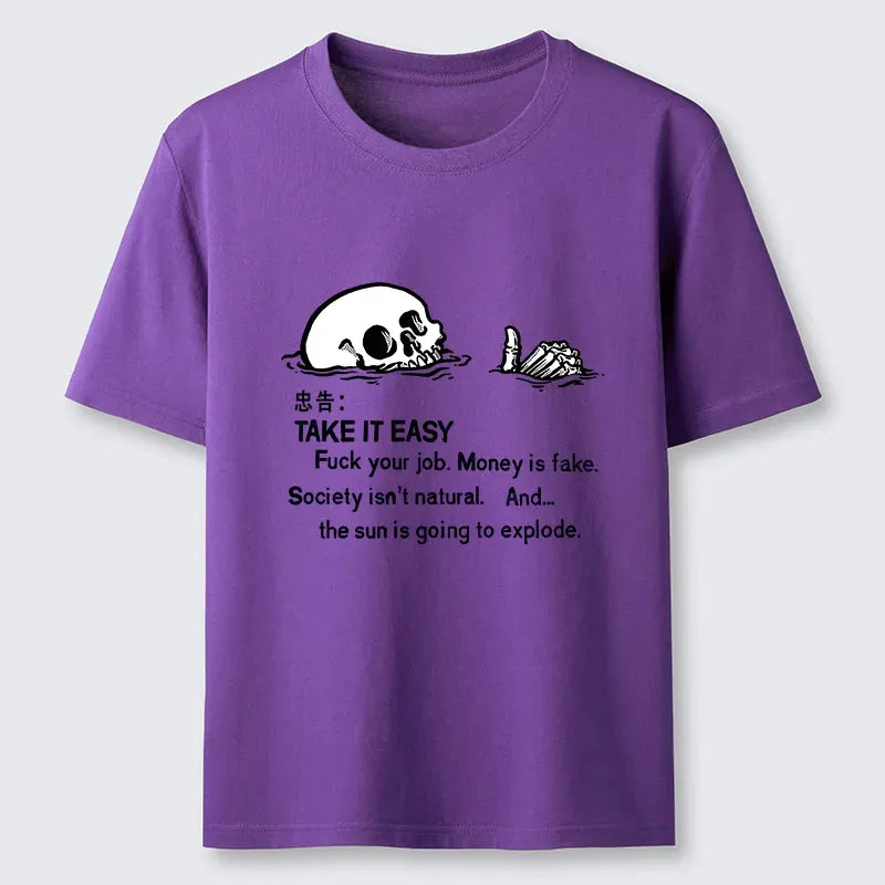 Japanese Skeleton T-Shirt for Holiday Gift