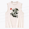 Japanese Ink Painting Frog Washed Tank