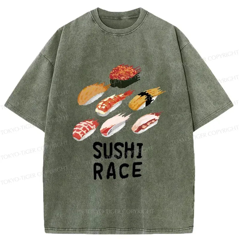 Kyoto Lion Sushi Washed Tee Trendy