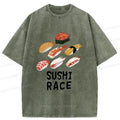 Kyoto Lion Sushi Washed Tee Trendy