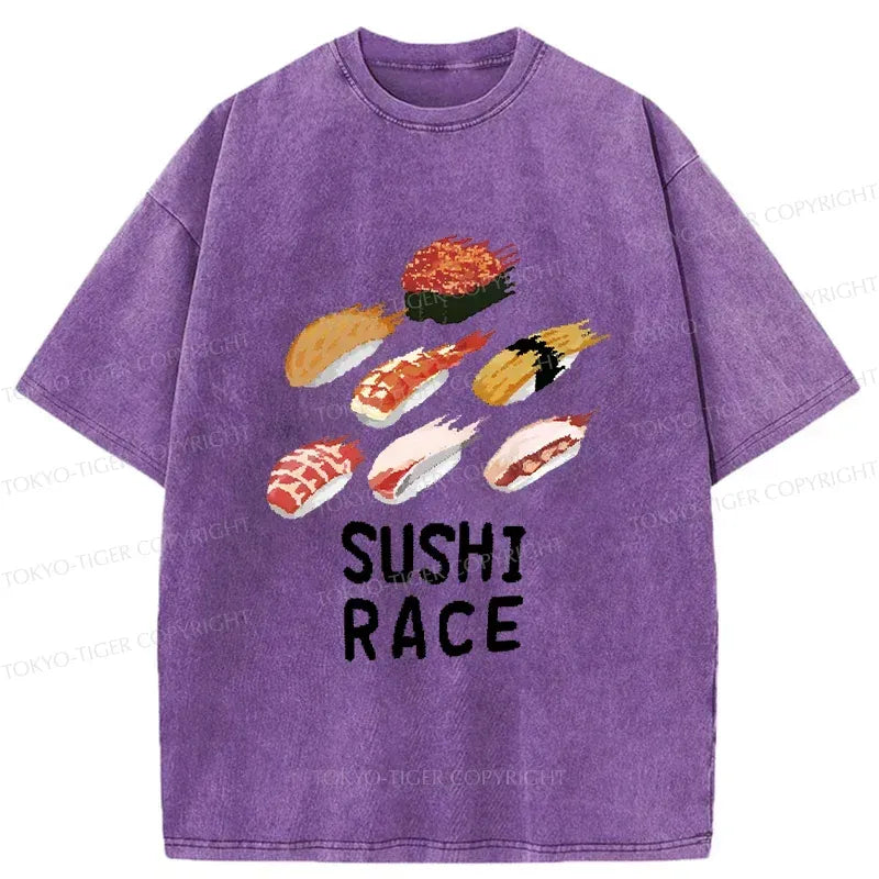 Kyoto Lion Sushi Washed Tee Trendy