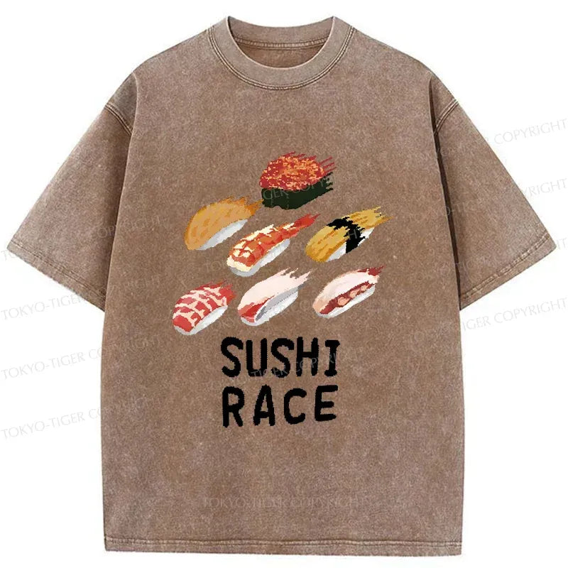 Kyoto Lion Sushi Washed Tee Trendy