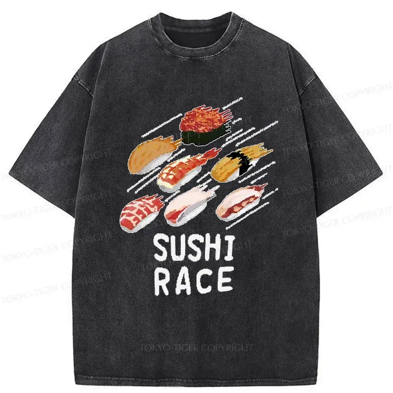 Kyoto Lion Sushi Washed Tee Trendy