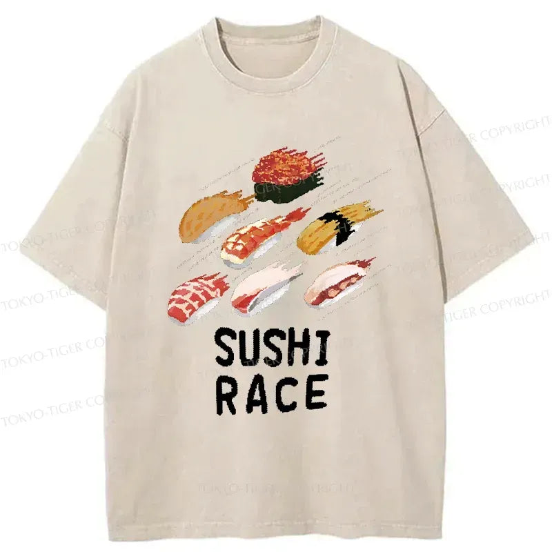 Kyoto Lion Sushi Washed Tee Trendy