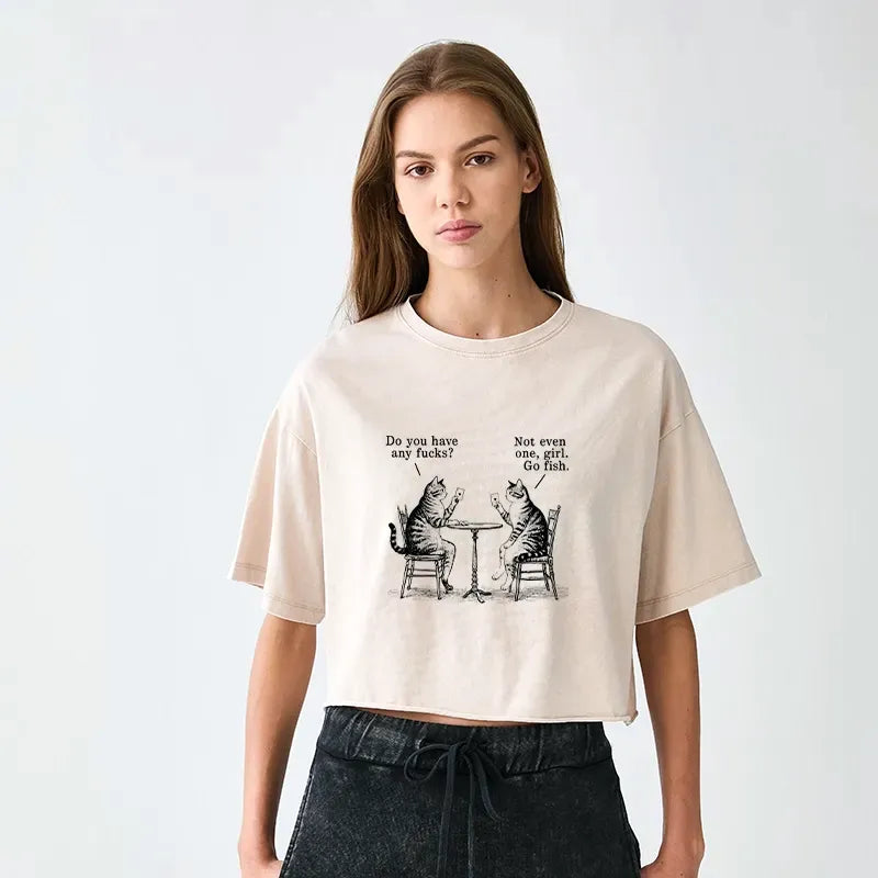 Funny Cat Poker Shirt Gift for Her