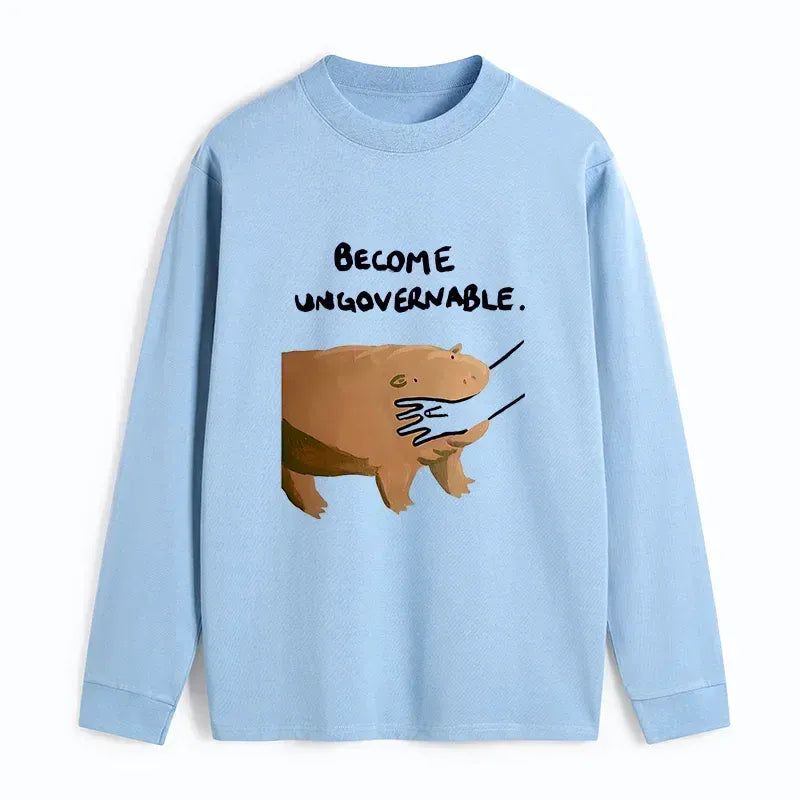 Moo Deng Bites Someone's Arm Vintage Tee