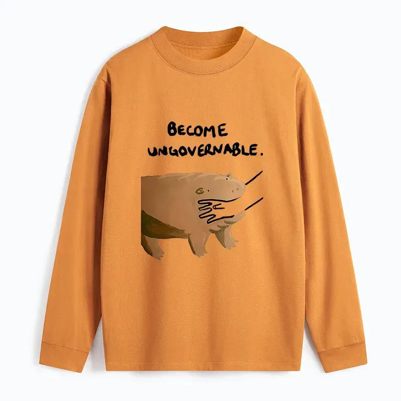 Moo Deng Bites Someone's Arm Vintage Tee