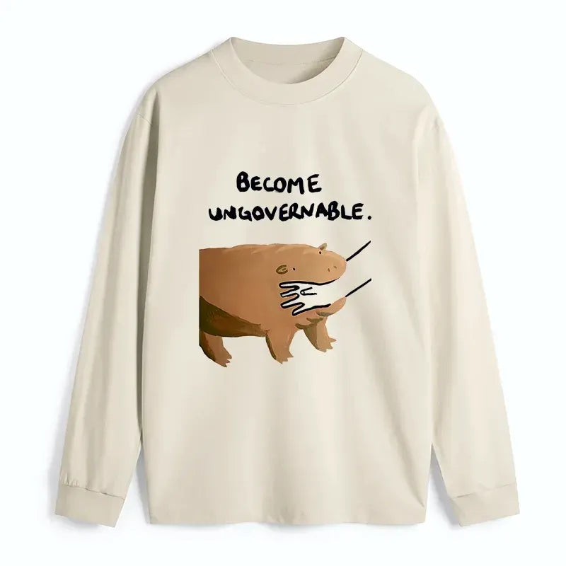 Moo Deng Bites Someone's Arm Vintage Tee