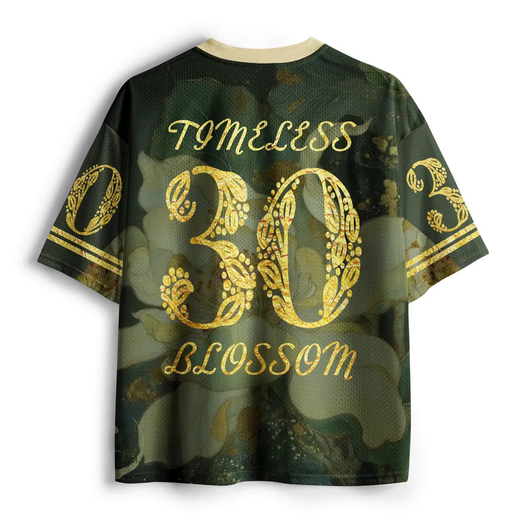 Timeless Blossom Mesh Jersey for Sports