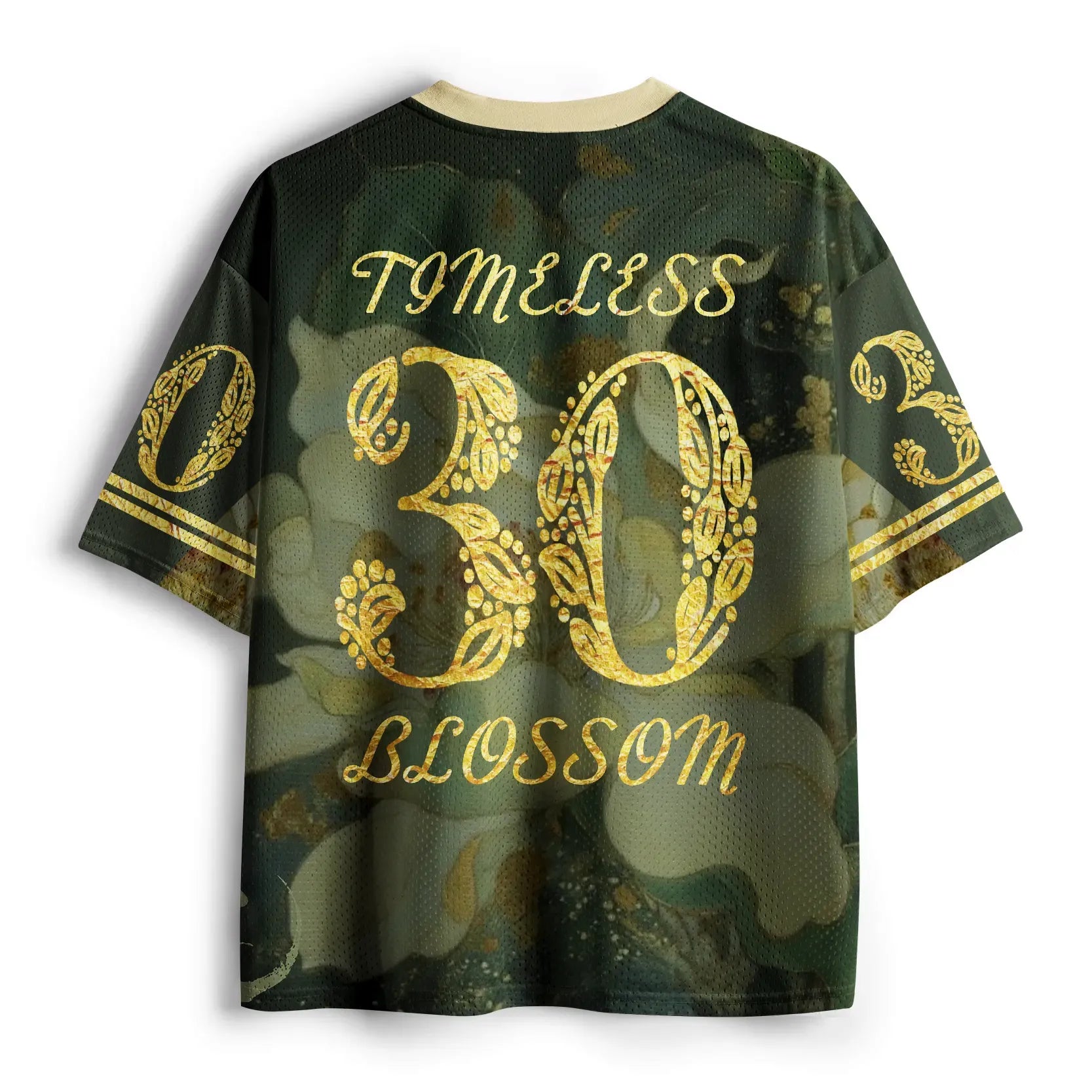 Timeless Blossom Mesh Jersey for Sports