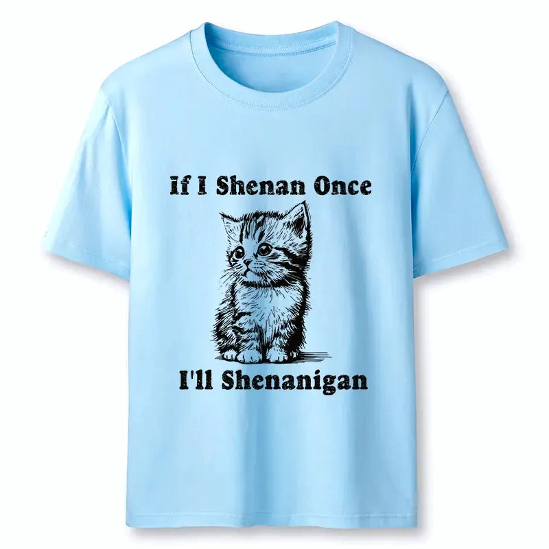 Saint Patrick Cat Tee for Daily Wear