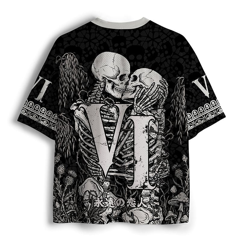 Kyoto Lion Mesh Jersey for Daily Wear