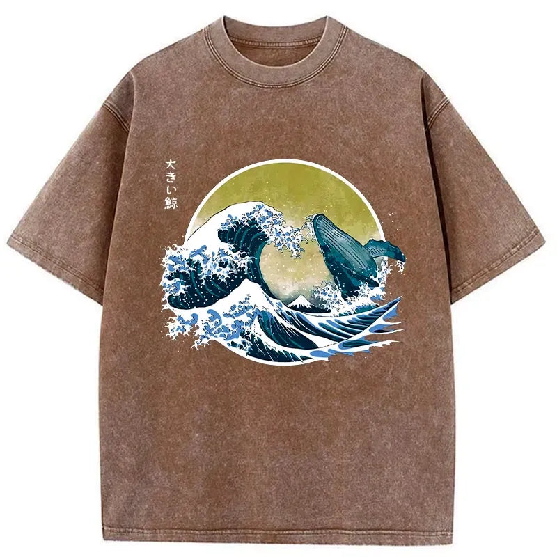 kyoto lion unisex cotton t-shirt on sale