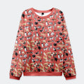 vintage cat Christmas sweatshirt gift idea