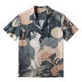 Vintage Floral Lantern Hawaiian Shirt for Vacation