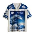 Kyoto-Lion Winter Waves Of Hokkaido Mesh Jersey