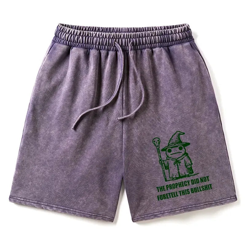 Kyoto-Lion Washed Shorts for Summer