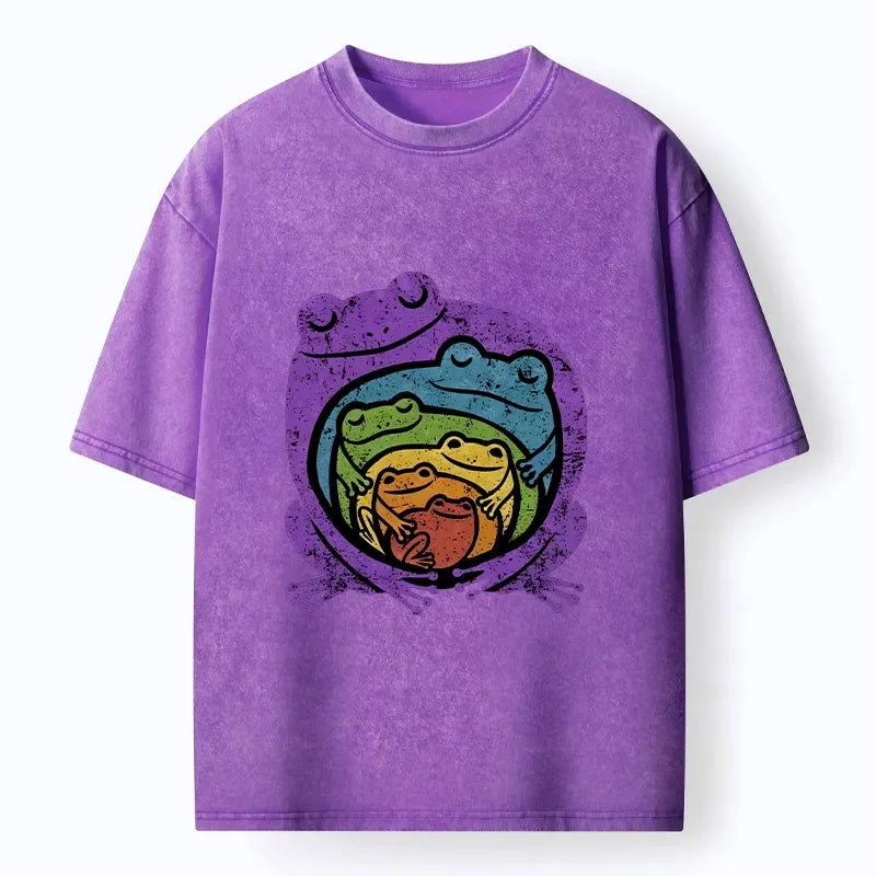 Japanese Vintage Washed Tee for Gift Idea