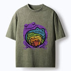 Japanese Vintage Washed Tee for Gift Idea