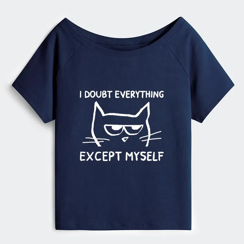 Vintage Cat T Shirt for Women