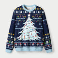 Kyoto-Lion Funny Ghostly Evergreen Fuzzy Christmas Ugly Sweatshirt