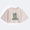 Kyoto-Lion Japanese Streetwear Crop Tee on Sale