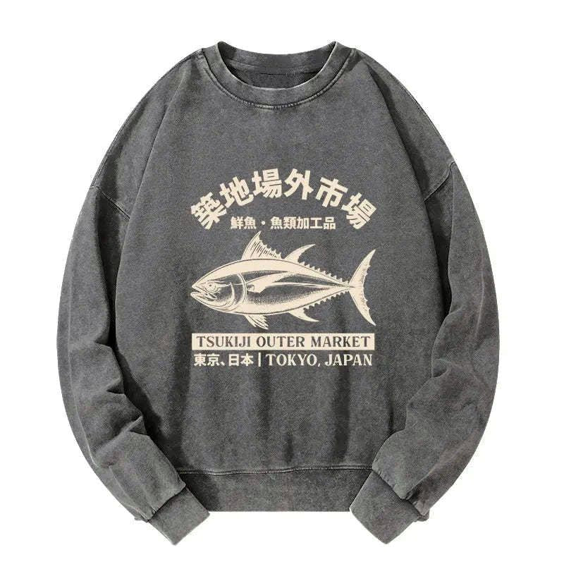 Japanese culture sweatshirt for everyday wear