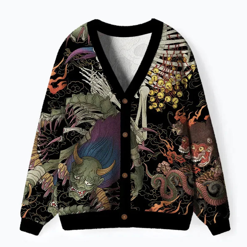 Ugly Skeleton Sweater for Streetwear