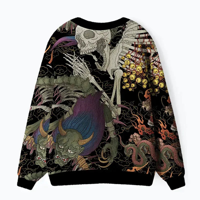 Kyoto Lion Unisex Sweater for Casual