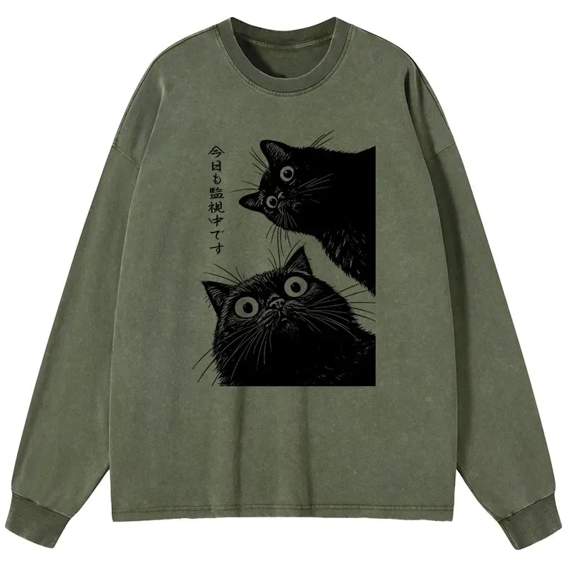 Comfortable Japanese Cat T-Shirt with Free Shipping