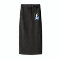 Kyoto-Lion Keep Calm Penguin Washed Terry Skirt