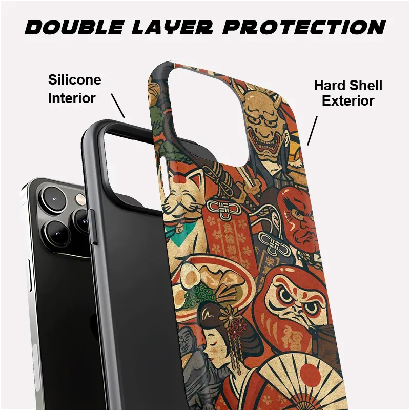 Vintage Ukiyo-e Phone Case for iPhone