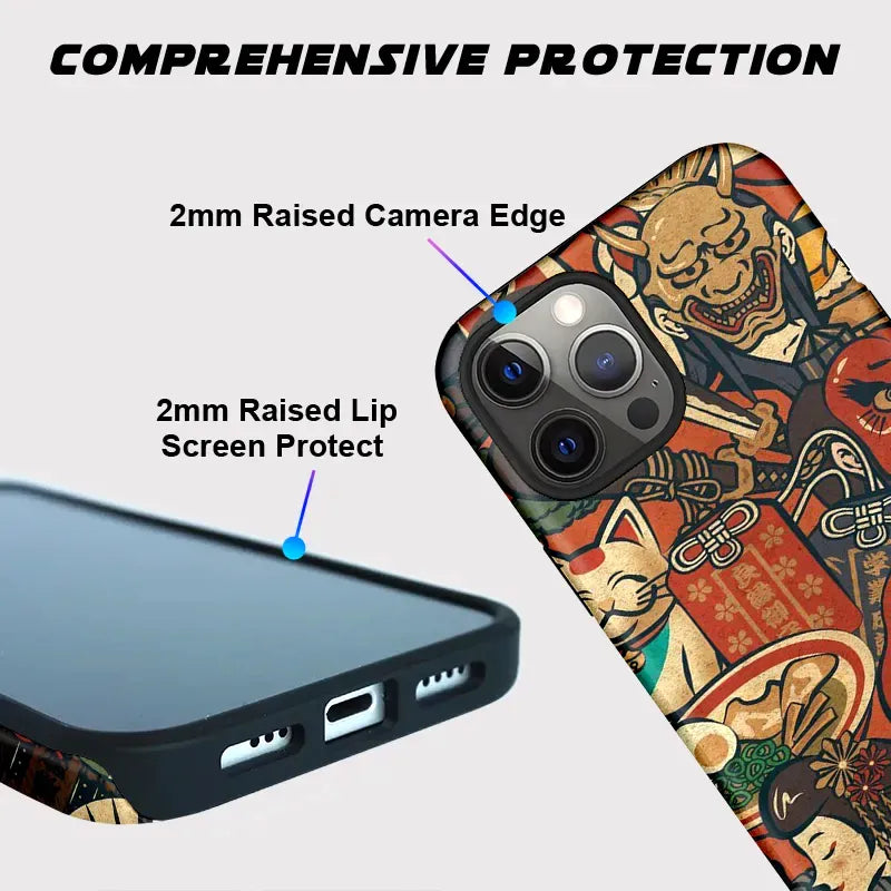 Premium Matte Hard Case Japanese Art