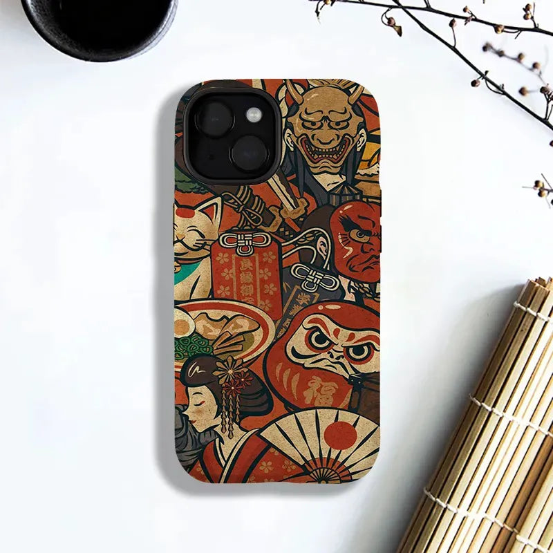 Premium Matte Hard Case Japanese Art