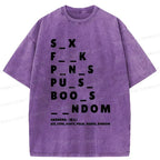 Japanese vintage washed t-shirt for daily wear