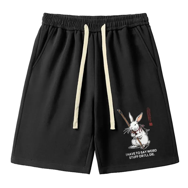 Japanese Vintage Rabbit Unisex Shorts
