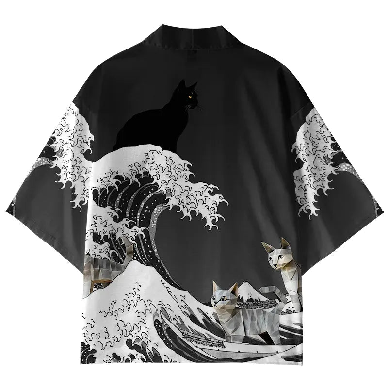 trending japanese kimono cardigan for men