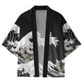 unisex japanese haori cardigan for daily wear