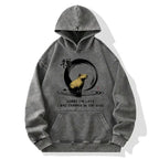 Kyoto-Lion Zen Capybara Was Trapped In The Void Washed Hoodie