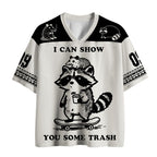 Kyoto-Lion Funny Trash Crew Mesh Jersey