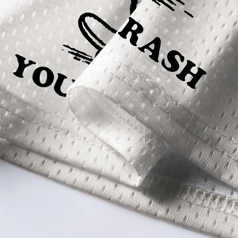 Kyoto-Lion Funny Trash Crew Mesh Jersey