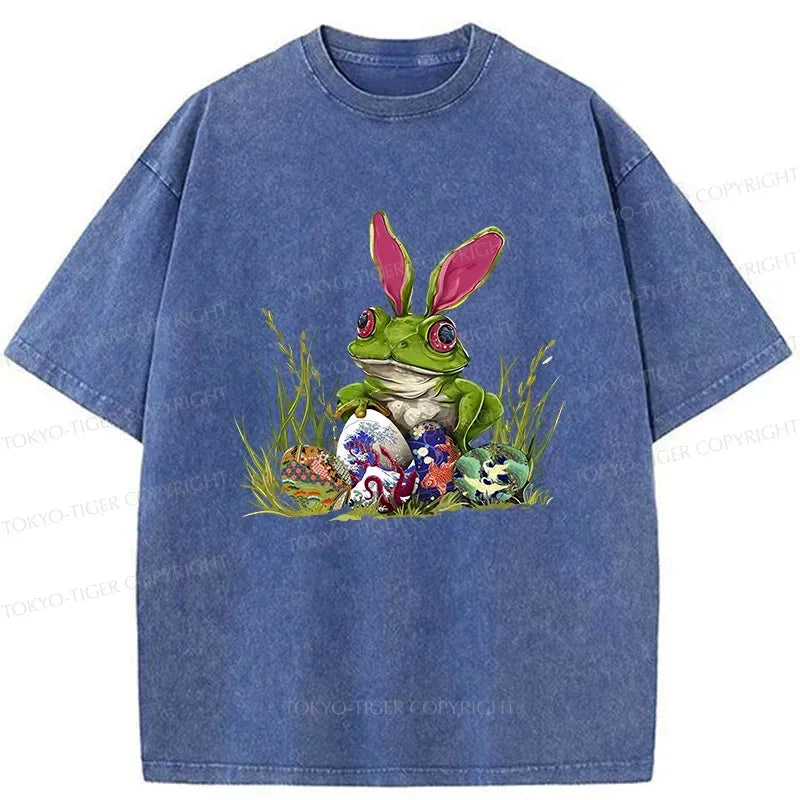 Retro Frog T-Shirt for Daily Wear