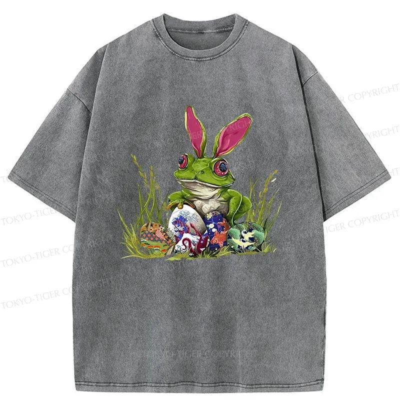 Retro Frog T-Shirt for Daily Wear