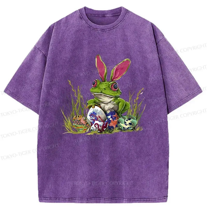 Retro Frog T-Shirt for Daily Wear