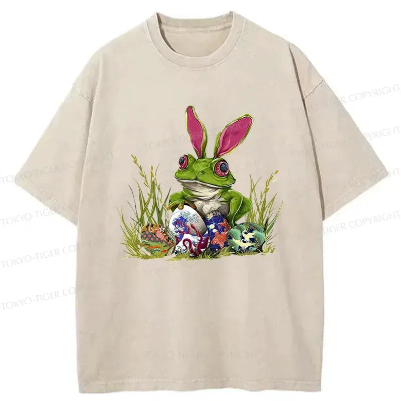 Retro Frog T-Shirt for Daily Wear