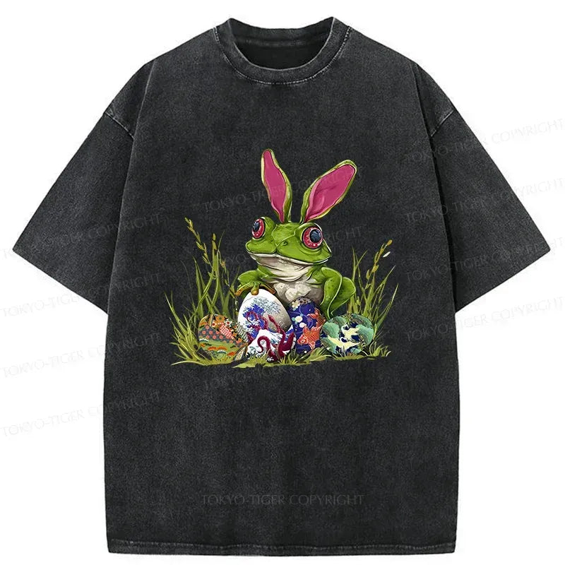 Retro Frog T-Shirt for Daily Wear
